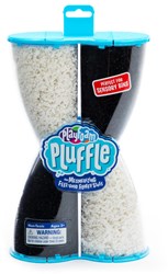 Learning Resources speelzand Playfoam Pluffle Twist zwart wit sensorisch speelgoed
