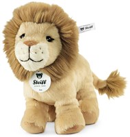 Steiff knuffel leeuw Leo pluche beige 16 cm - zachte pluche leeuw-2
