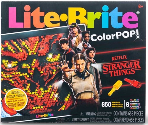 Basic Fun lichtbord speelgoed Stranger Things Colorpop creatief