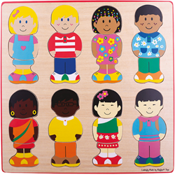 Bigjigs Puzzel Kleine Vriendjes