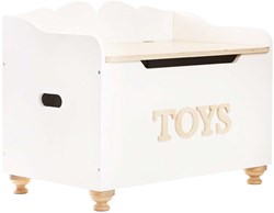 Le Toy Van houten speelgoedkist wit - speelgoed opbergen FSC hout