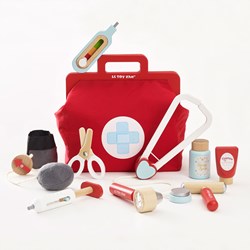 Le Toy Van houten doktersset vintage roleplay FSC 100% speelgoed