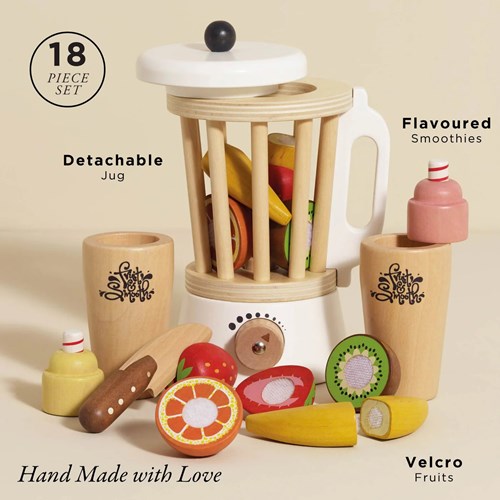 Le Toy Van houten speelgoed blender en fruitset - keuken rollenspel-2