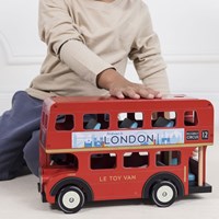 Le Toy Van houten speelgoed London bus - FSC 100% - dubbeldekker-2