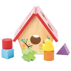 Le Toy Van houten vormenstoof vogelhuisje educatief speelgoed