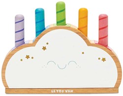 Le Toy Van houten speelgoed Rainbow Cloud Pop kleurrijk voor kinderen