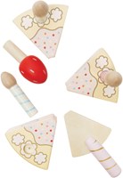 Le Toy Van houten verjaardagstaart vanille met kaarsjes speelgoed-2