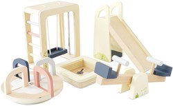 Le Toy Van houten poppenhuis buitenmeubels FSC 100% speelset