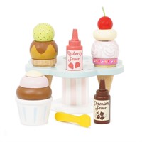Le Toy Van houten ijskraam Carlo's Ice Cream Stand FSC 100% speelgoed