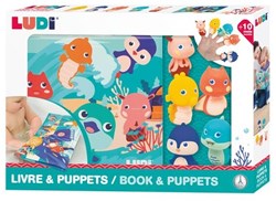 Ludi badboek met vingerpopjes - interactief speelgoed voor peuters