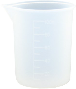Hobbygroep Maatbeker 100ml flexibel silicone