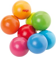 Haba houten grijpspeeltje Magica babyspeelgoed kleurrijk