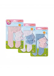 Heless poppenmaillot en sokken pastel 35-46 cm babypop accessoire