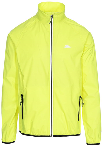 Trespass jas heren sportjack winddicht hi-vis geel waterdicht L