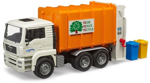 Bruder MAN TGA vuilniswagen speelgoed vrachtwagen 02772