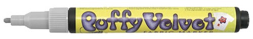 Marvy Uchida textielstift grijs - Puffy Velvet marker voor stof