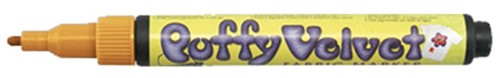 Marvy Uchida Marvy Uchida Puffy Velvet Textielstift Oker