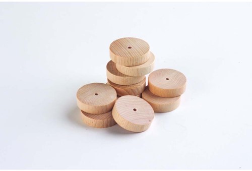 TickiT Smooth Wooden Wheel 40Mm Dia.