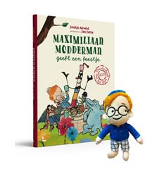 Terra Lannoo prentenboek Maximiliaan Modderman feestje met voorleespopje