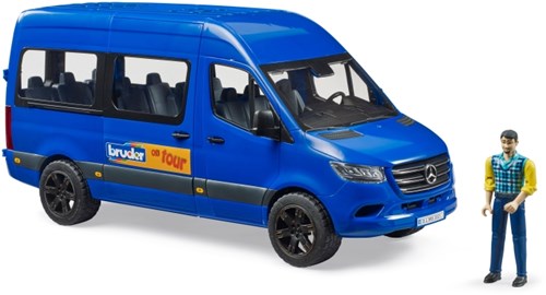 Bruder MB Sprinter transport bus met chauffeur speelgoedauto 1:16-2