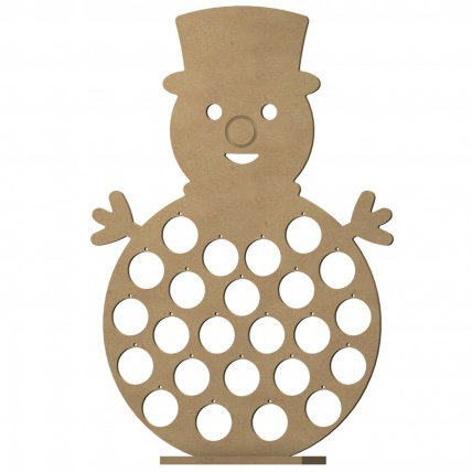 Gomille MDF Figuur Advent Sneeuwpop 58 cm