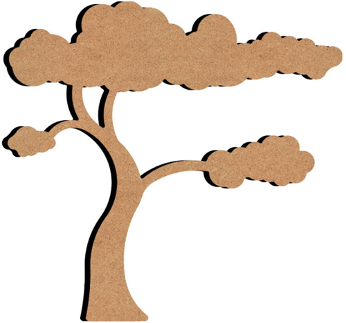 Gomille MDF Figuur Boom 1 26 cm