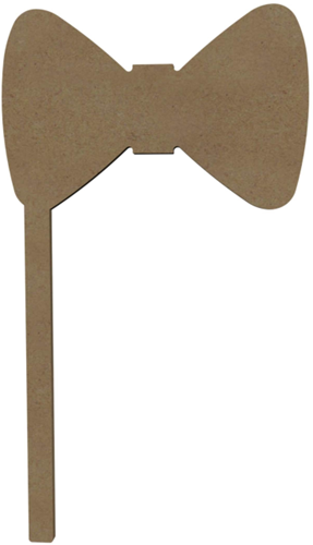 Gomille MDF Figuur Brede Vlinderdas 26 cm