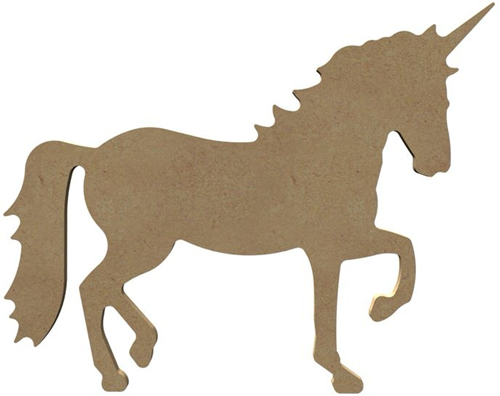 Gomille MDF Figuur Eenhoorn 26 cm