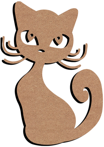 Gomille MDF Figuur Kat 26 cm