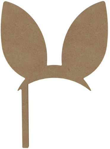 Gomille MDF Figuur Props Konijnenoren 26 cm
