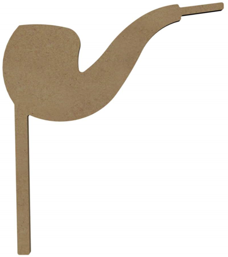 Gomille MDF Figuur Props Pijp 26 cm
