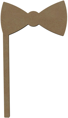 Gomille MDF Figuur Smalle Vlinderdas 26 cm