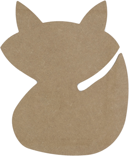 Gomille MDF Figuur Vos 26 cm