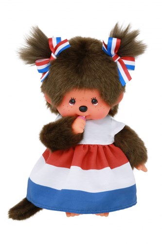 Monchhichi pop meisje knuffel 20cm Nederlands - pluche speelgoed-2