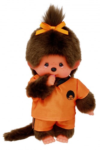 Monchhichi pop voetbal meisje 20cm - knuffel speelgoed pop-2