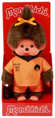 Monchhichi pop voetbal meisje 20cm - knuffel speelgoed pop-3