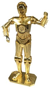 Metal Earth Constructie Speelgoed Star Wars C 3Po Gold metal earth kopen in de aanbieding