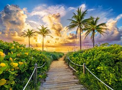 Castorland puzzel Miami USA - legpuzzel 3000 stukjes landschap