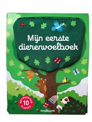 Oogappel dieren voelboek voor baby's en peuters met flapjes en geluid