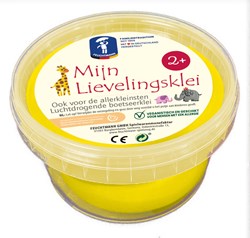 Feuchtmann klei geel 500g - luchtdrogende kinderklei allergenenvrij