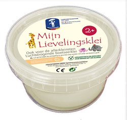Feuchtmann klei wit 500gr - luchtdrogende kinderklei allergenenvrij