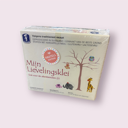 Feuchtmann klei pastel set - creatieve speelset voor kinderen 4x150g