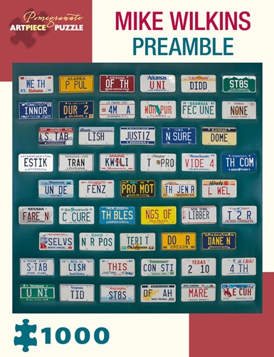 Pomegranate puzzel Mike Wilkins - Preamble - 1000 stukjes legpuzzel