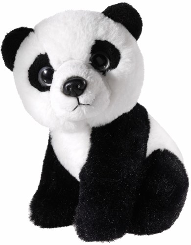 Heunec knuffel pandabeer Mini-Mi 14cm zacht speelgoed