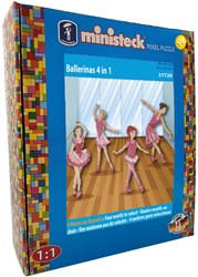 Ministeck Ballerina mozaïek XL Box - creatief speelgoed 800 stukjes