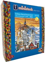 Ministeck bouwset kasteel Neuschwanstein - XXL mozaïekdoos - 9800 stukjes