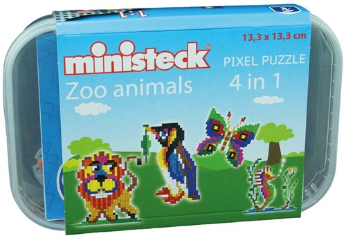 Ministeck Dierentuin dieren 4-in-1 - 510 stukjes