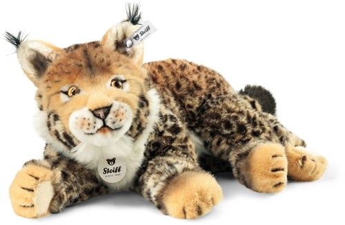 Steiff pluche lynx knuffel Mizzy - 35 cm beige speelgoed-2