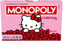 Hasbro Monopoly bordspel Hello Kitty editie voor kinderen en volwassenen