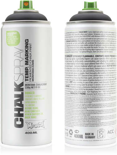 Montana Montana Chalk Spray 400 ml Black